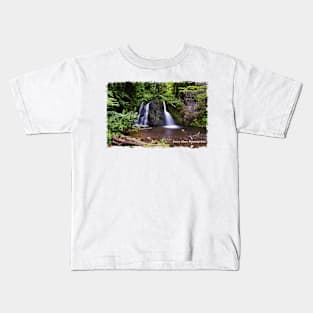 Fairy Glen Waterfall, Rosemarkie, Scotland Kids T-Shirt